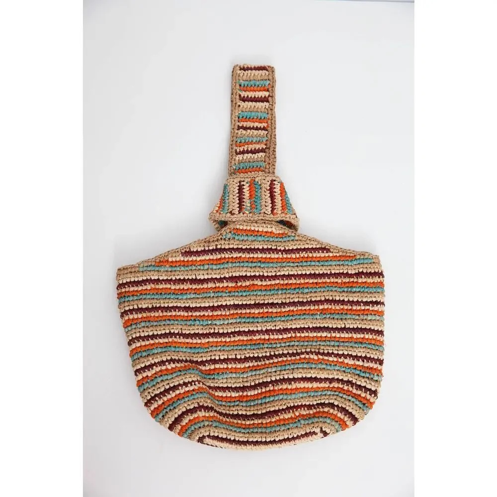 Soleil Soleil Raffia Knot Bag